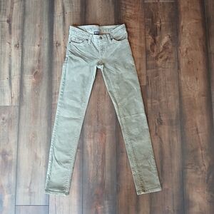 Patagonia women's everyday cords size 25 low rise skinny corduroy pants